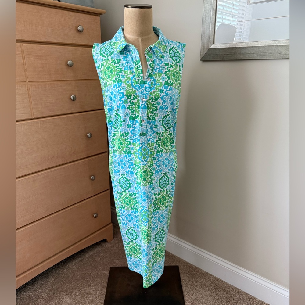 NWOT Talbots Sleeveless Dress, LARGE